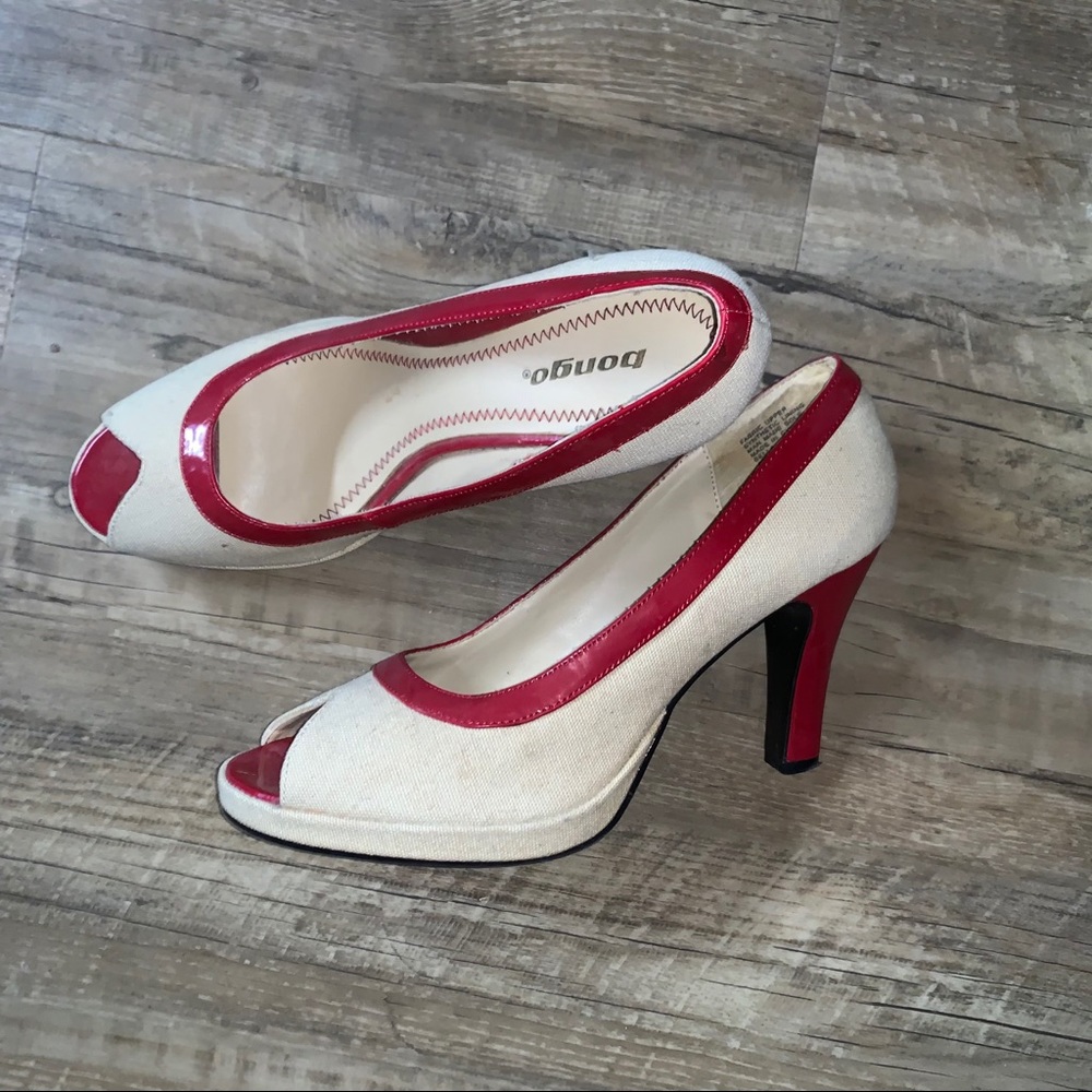 Bongo Khaki/Red Heels - Size 10M